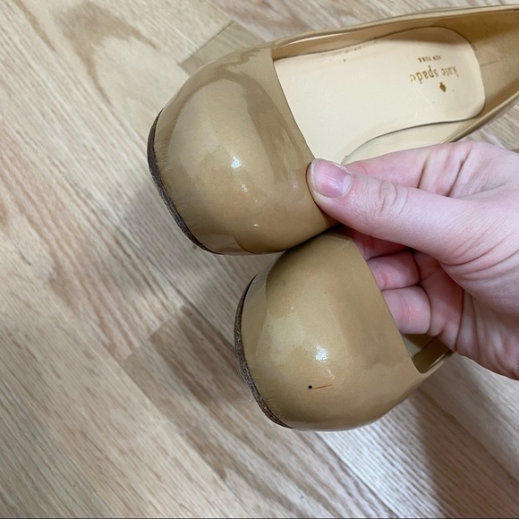 Kate Spade Tan Stiletto Heels 6B Made in Italy - Picture 7 of 8